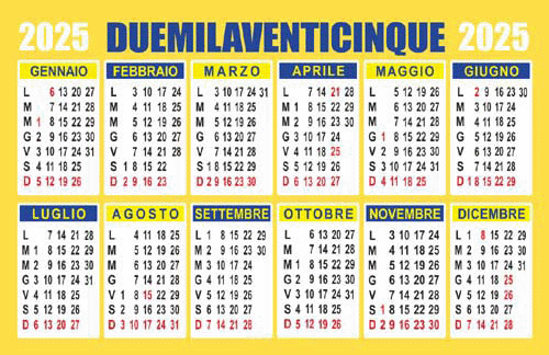 calendario 2025